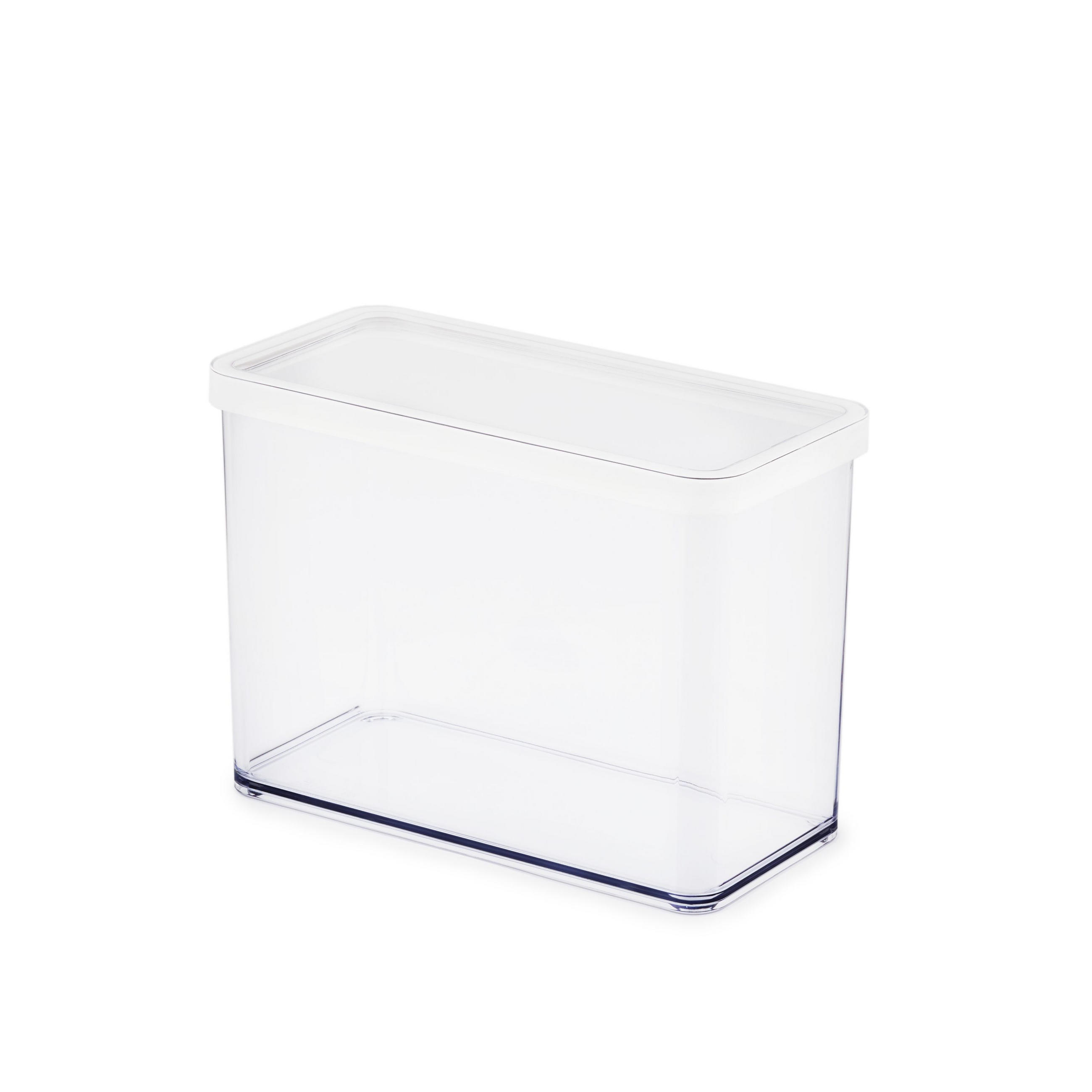 Rotho Vorratsdose Loft Weiß, Transparent 10x20x14.2 cm
