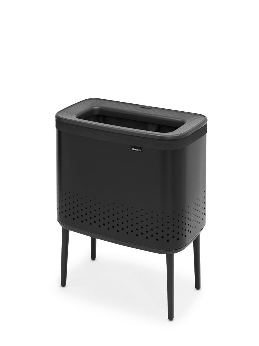 WÄSCHETONNE - Schwarz, Basics, Metall (54/67/32cm) - Brabantia
