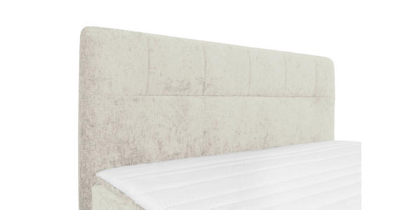 BOXSPRINGBETT 160/200 cm in Greige - Greige/Schwarz, Design, Textil/Metall (160/200cm) - Esposa