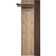 GARDEROBENPANEEL  in 79/196/35 cm  - Eichefarben/Dunkelbraun, Design, Holz/Metall (79/196/35cm) - Johann Jakob