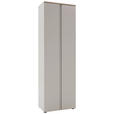 GARDEROBENSCHRANK  in 60,2/191,6/38 cm  - Kaschmir/Eichefarben, Design, Holzwerkstoff/Kunststoff (60,2/191,6/38cm) - Voleo