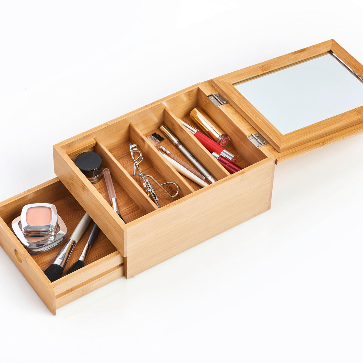 SCHMUCKKÄSTCHEN - Naturfarben, Basics, Holz (25/19/12cm) - Zeller Present