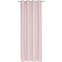 ZAVESA SA KARIKAMA ružičasta 140/245 cm   - ružičasta, Konvencionalno, tekstil (140/245cm) - Esposa