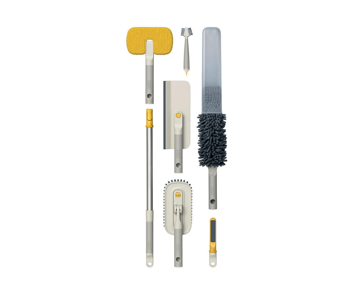 SET ČETKI ZA ČIŠĆENJE  - višebojno, Basics, tekstil/plastika (25.3/69.6/11.1cm) - Joseph Joseph