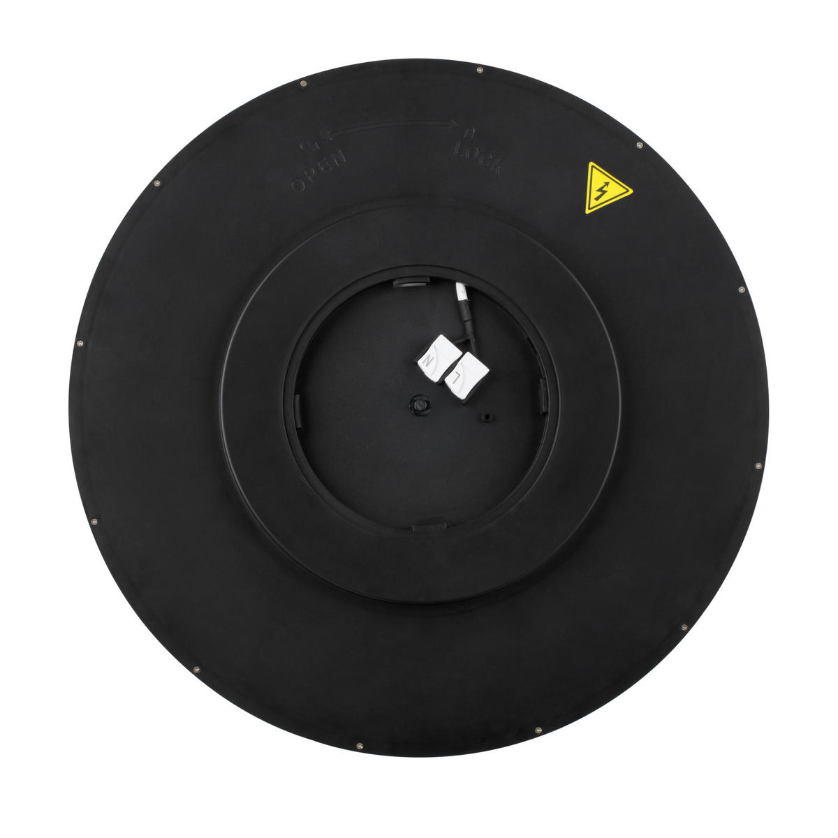 LED-DECKENLEUCHTE Rovinj 40/3,5 cm   - Schwarz, LIFESTYLE, Kunststoff (40/3,5cm) - Novel