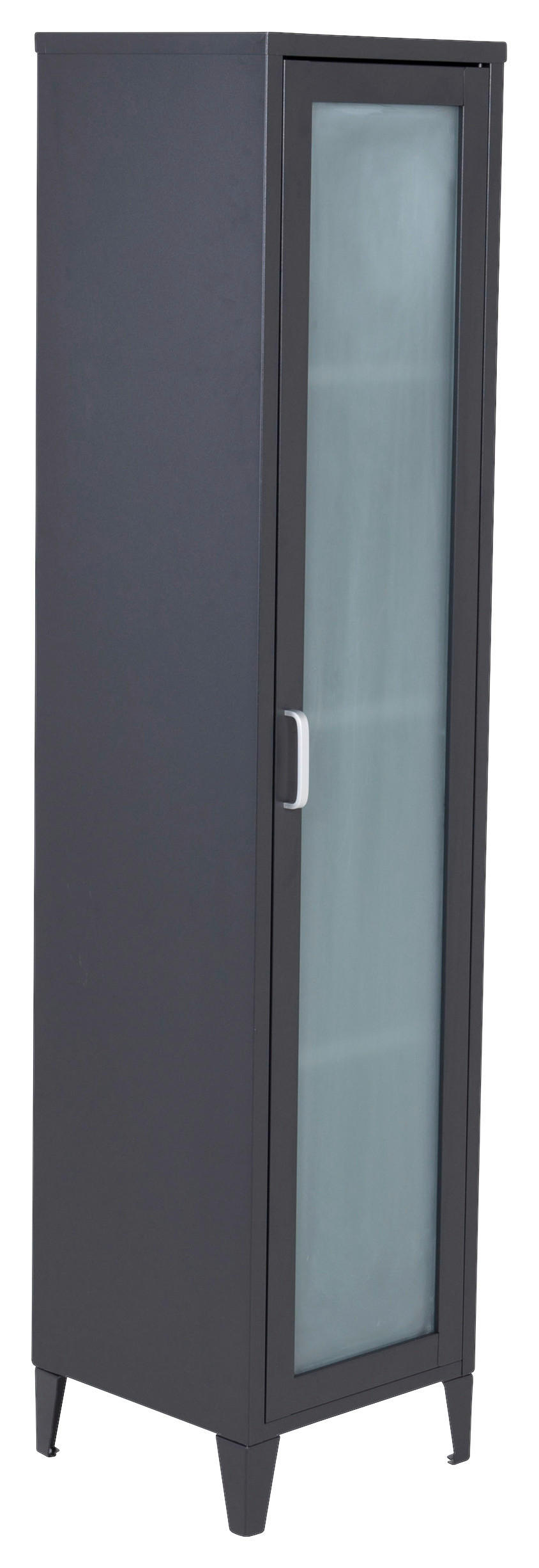Livetastic Vitrine Schwarz 35x150x35 cm