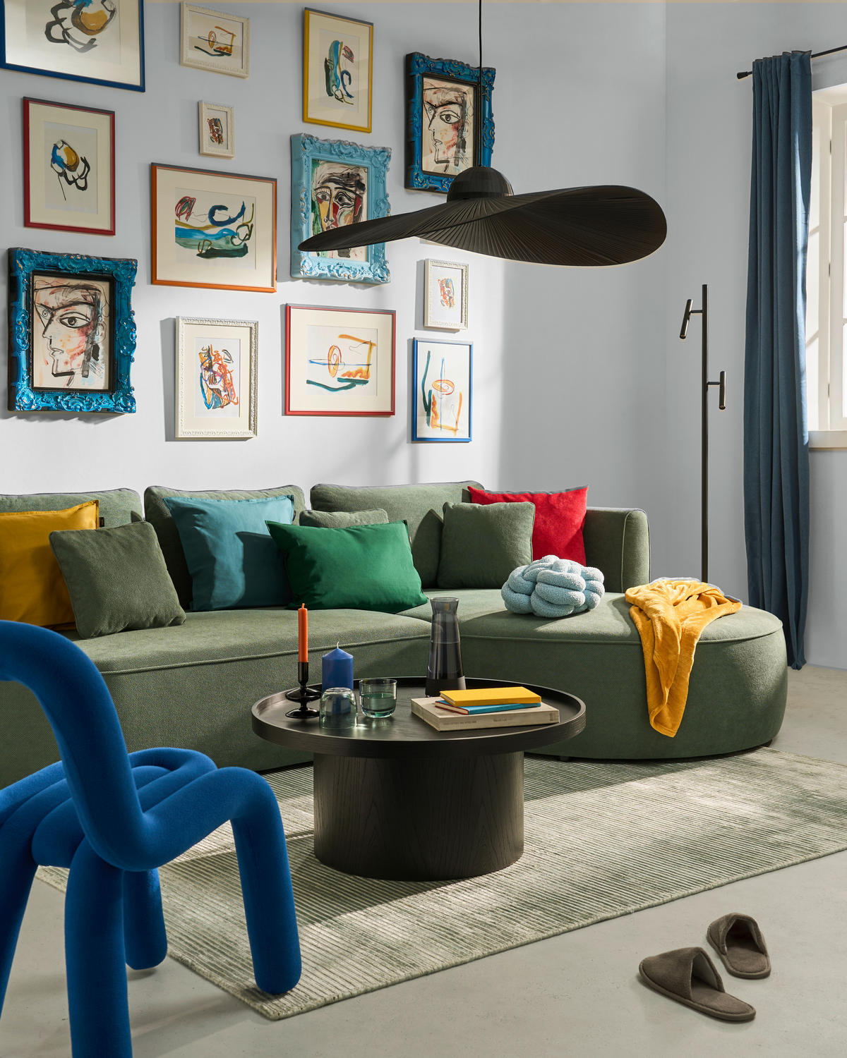 ECKSOFA in Webstoff Grün  - Schwarz/Grün, Modern, Kunststoff/Textil (284/183cm) - Welnova
