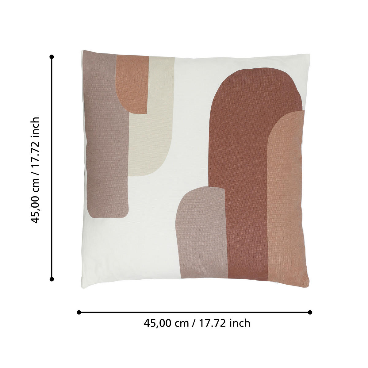 ZIERKISSEN  45/45 cm   - Multicolor, Basics, Textil (45/45cm) - Eglo