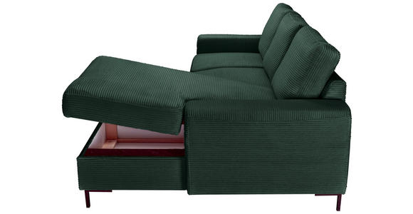 Freisteller von Carryhome ECKSOFA Dunkelgrün Cord.