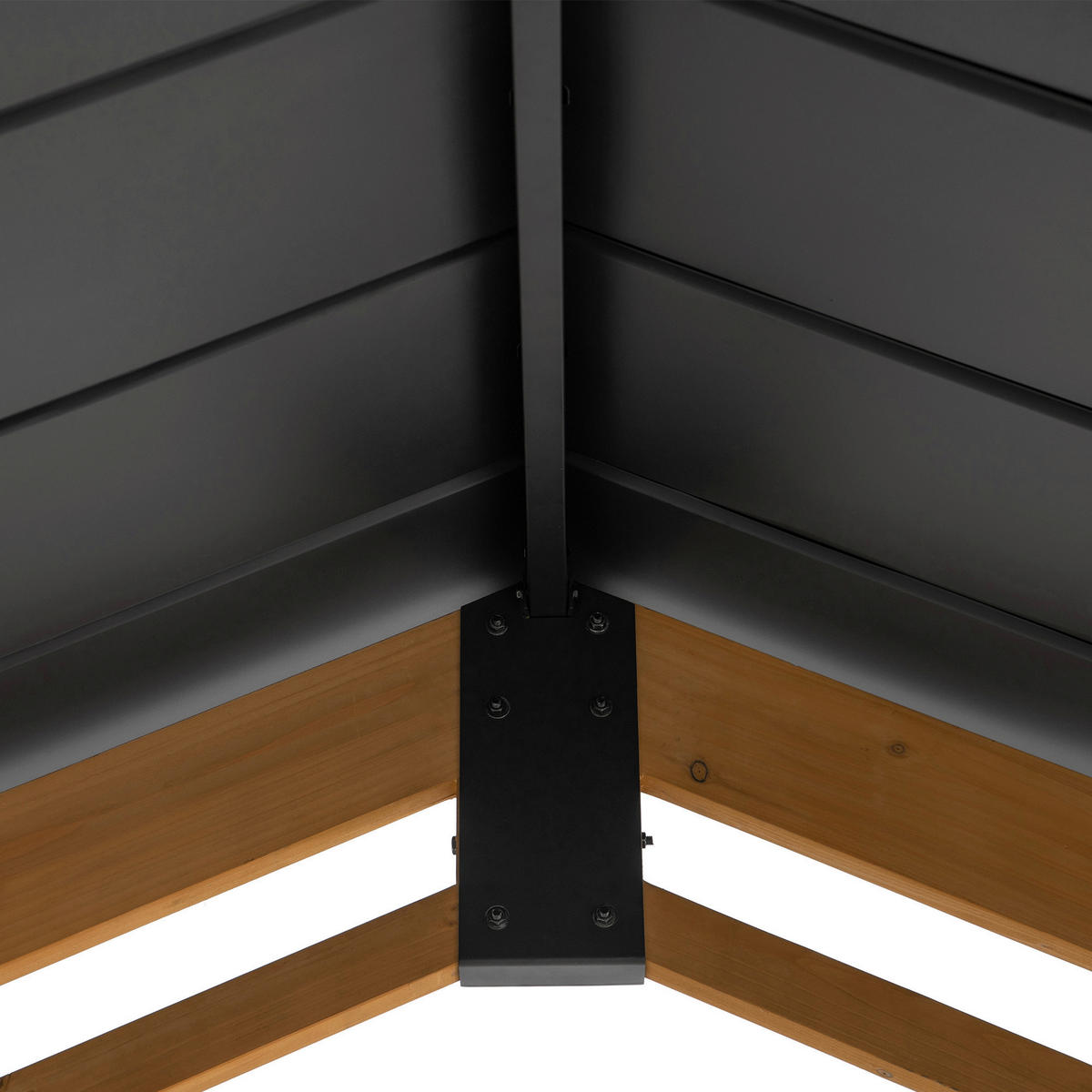 CARPORT  - Anthrazit, Basics, Holz/Metall (336cm) - Modante