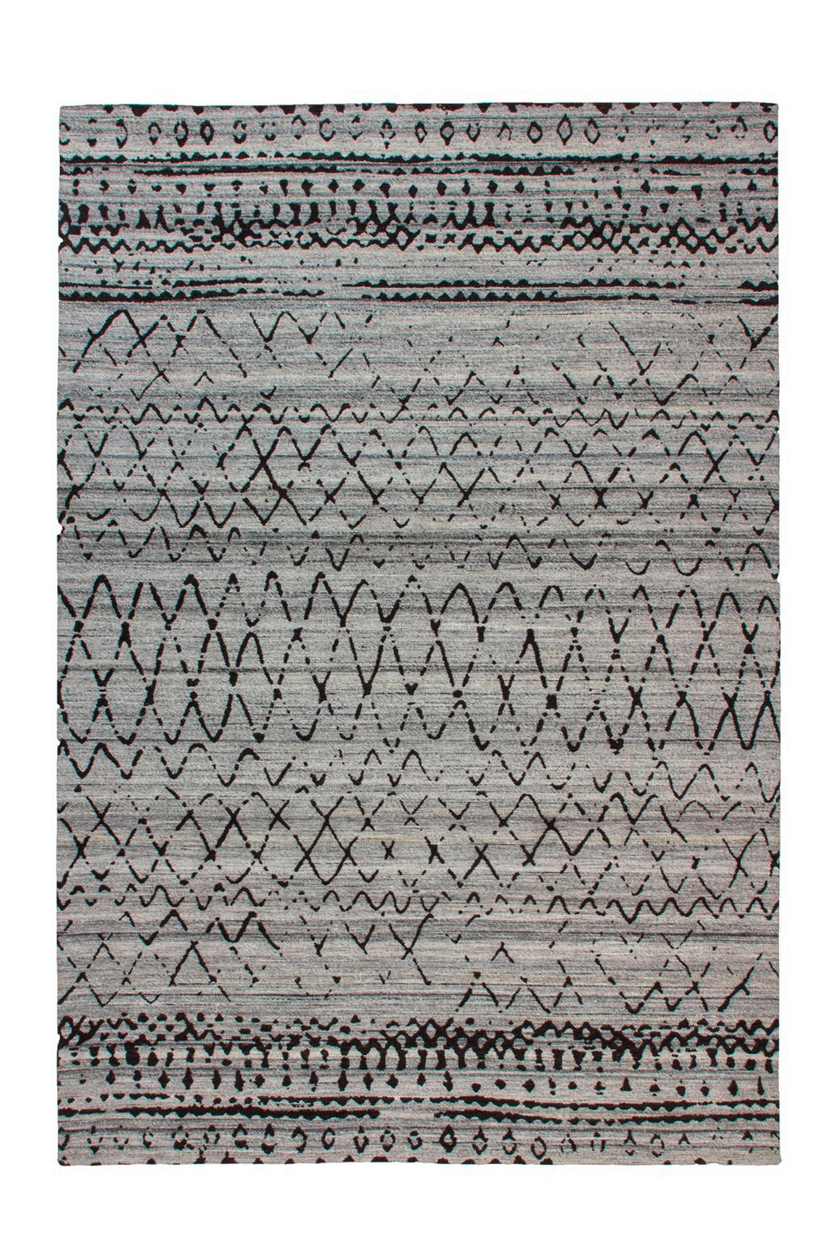 FLACHWEBETEPPICH 120/170 cm Phoenix 113 Natur / Grau Grau, Naturfarben  - Naturfarben/Grau, KONVENTIONELL, Textil (120/170cm)