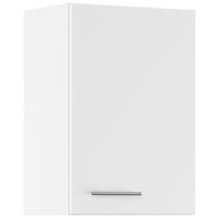 KÜCHENOBERSCHRANK 50/72,3/34,2 cm  in Weiß  - Edelstahlfarben/Weiß, Basics, Holzwerkstoff/Metall (50/72,3/34,2cm) - Impuls