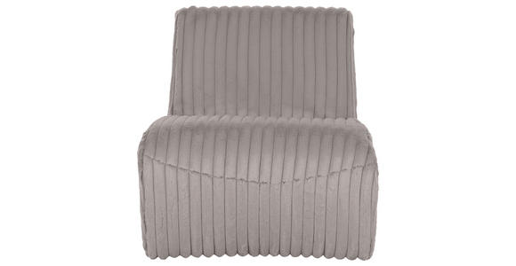 SESSEL in Cord Grau - Schwarz/Grau, KONVENTIONELL, Kunststoff/Textil (68/72/89cm) - Carryhome
