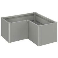 HOCHBEET Belvedere  - Grau, Basics, Metall (102/102cm) - Biohort