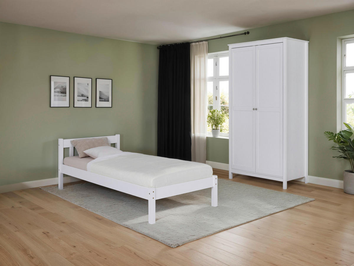 EINZELZIMMER Weiß  - Weiß, MODERN, Holz - MID.YOU