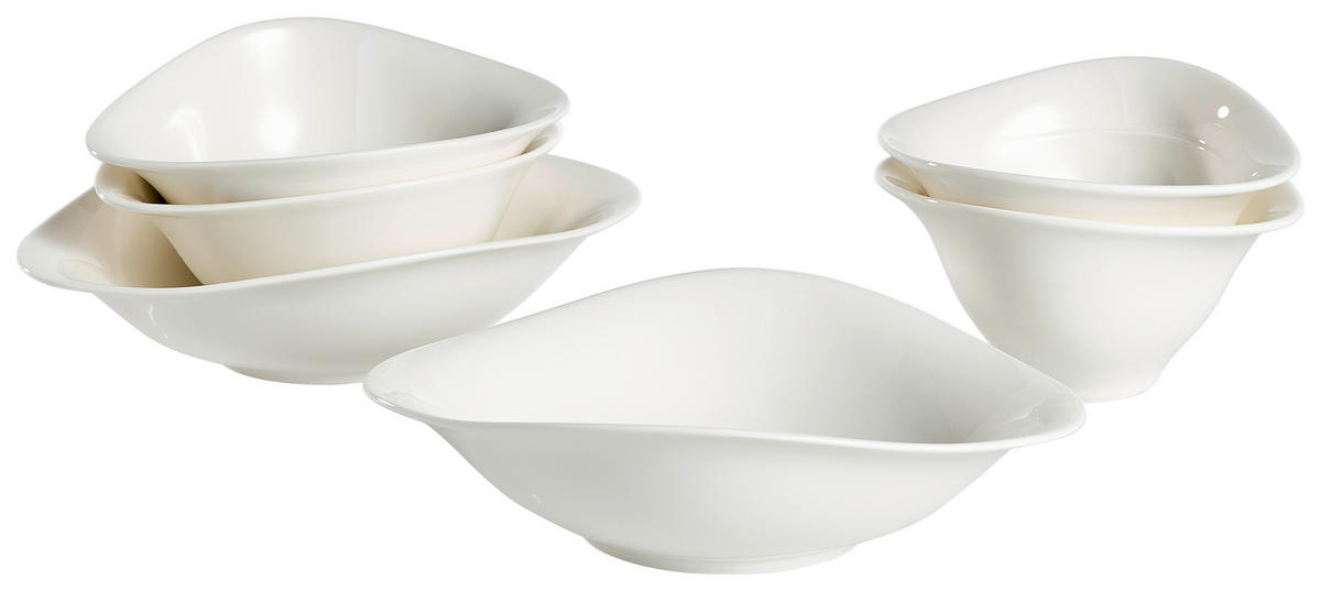 TELLERSET Vapiano 6-teilig  - Weiß, MODERN, Keramik - Villeroy & Boch