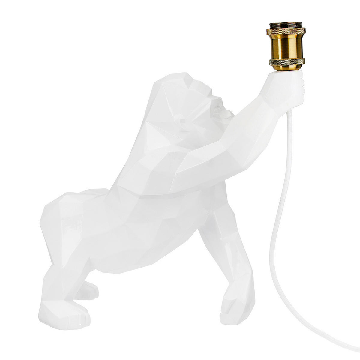 TISCHLEUCHTE - Weiss, Basics, Kunststoff (21/41/45cm)