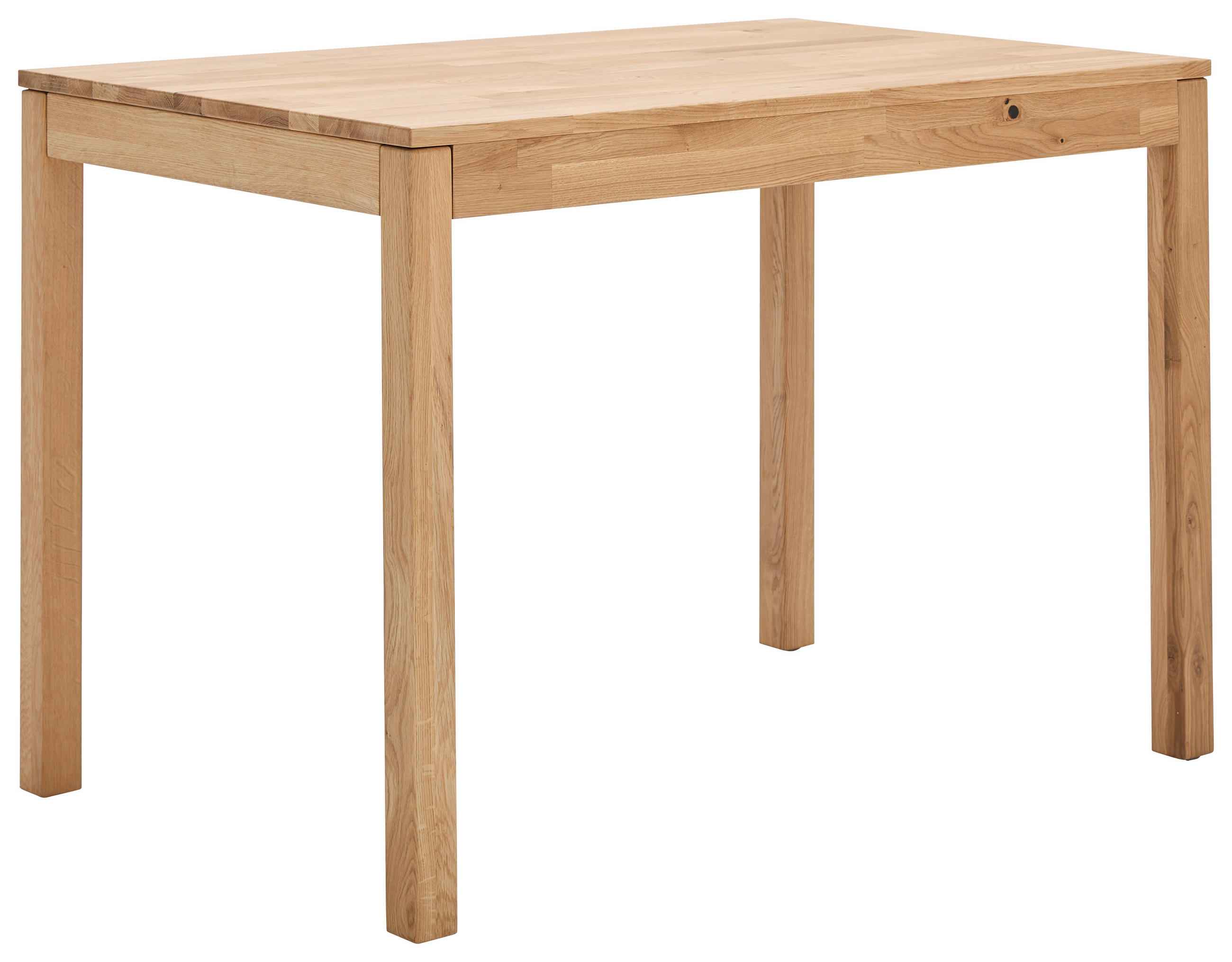ESSTISCH in Holz 110-160/70/75 cm  - Wildeiche, Natur, Holz (110-160/70/75cm) - Linea Natura