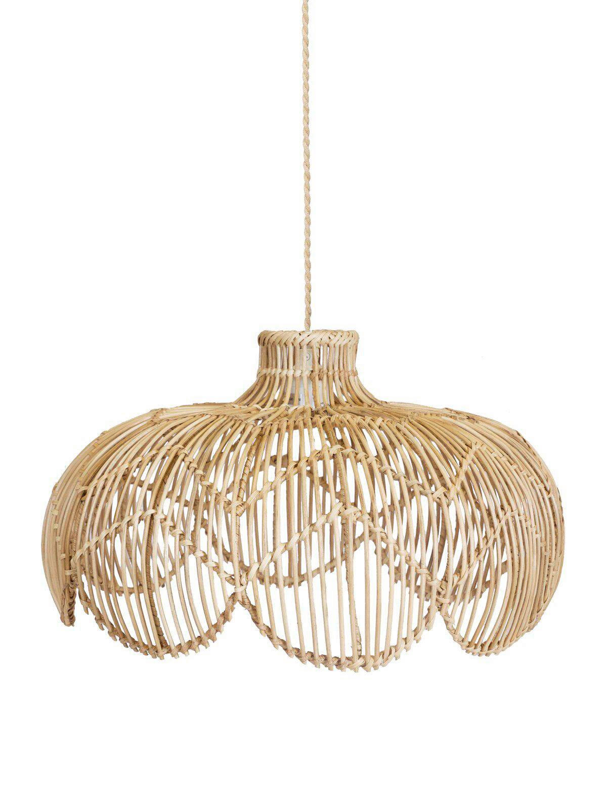 HÄNGELEUCHTE 43/24/43 cm   - Beigebraun, Natur, Naturmaterialien (43/24/43cm) - PR Home