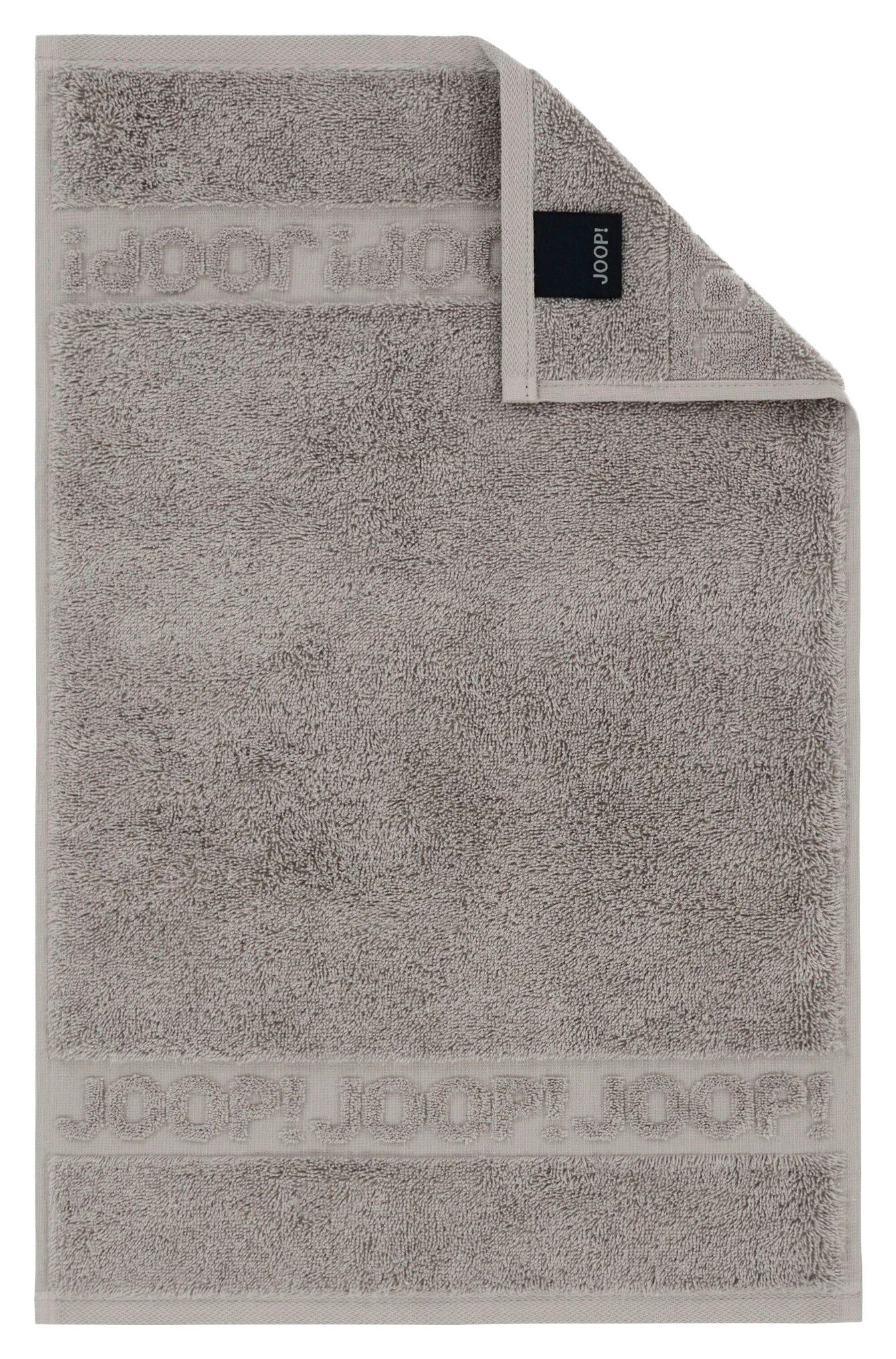 GÄSTETUCH Contour Doubleface Silberfarben, Platinfarben 30/50 cm  - Platinfarben/Silberfarben, Basics, Textil (30/50cm) - Joop!