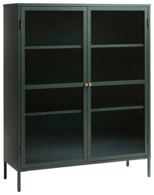HIGHBOARD  in 110/140/40 cm  - Goldfarben/Grün, Design, Glas/Metall (110/140/40cm) - Lomoco