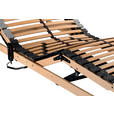 LATTENROST 120/200 cm Kopfteil, Fußteil, Mittelzone verstellbar, Birke  - Birkefarben/Buchefarben, Basics, Holz/Kunststoff (120/200cm) - Sleeptex