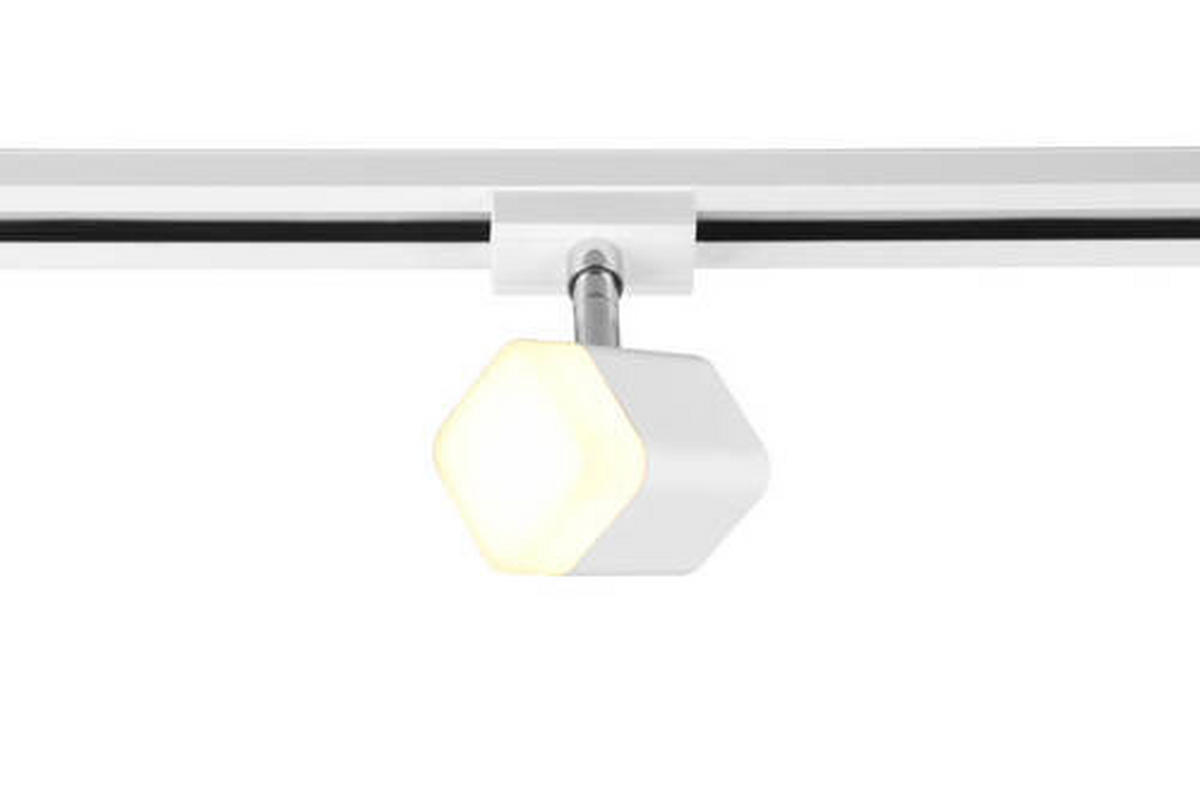 SCHIENENSYSTEM-STRAHLER - Weiss, Basics, Metall (5,0/14,0/8,5cm) - Trio Leuchten