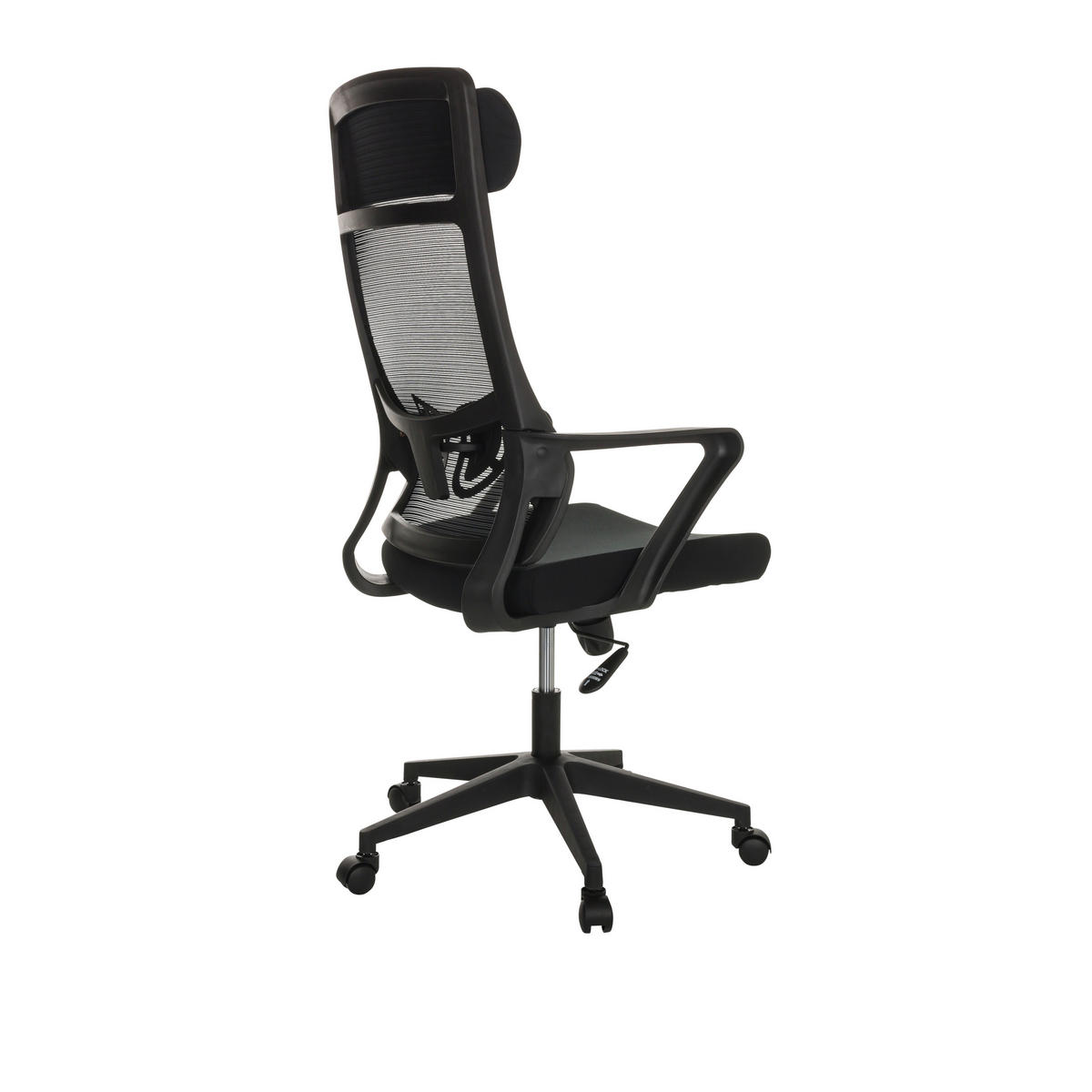SNURRSTOL  i svart  - svart, Basics, textil/plast (69/122-132/69cm) - MID.YOU