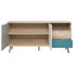 SIDEBOARD 150/68/40 cm - Eichefarben/Petrol, Trend, Holzwerkstoff (150/68/40cm) - Carryhome SIDEBOARD 150/68/40 cm - Eichefarben/Petrol, Trend, Holzwerkstoff (150/68/40cm) - Carryhome