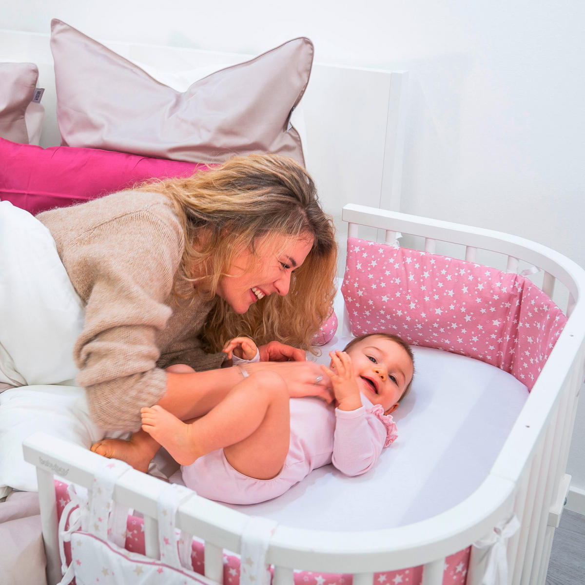 NESTCHEN   24/168 cm  - Weiß, Basics, Textil (24/168cm) - Babybay