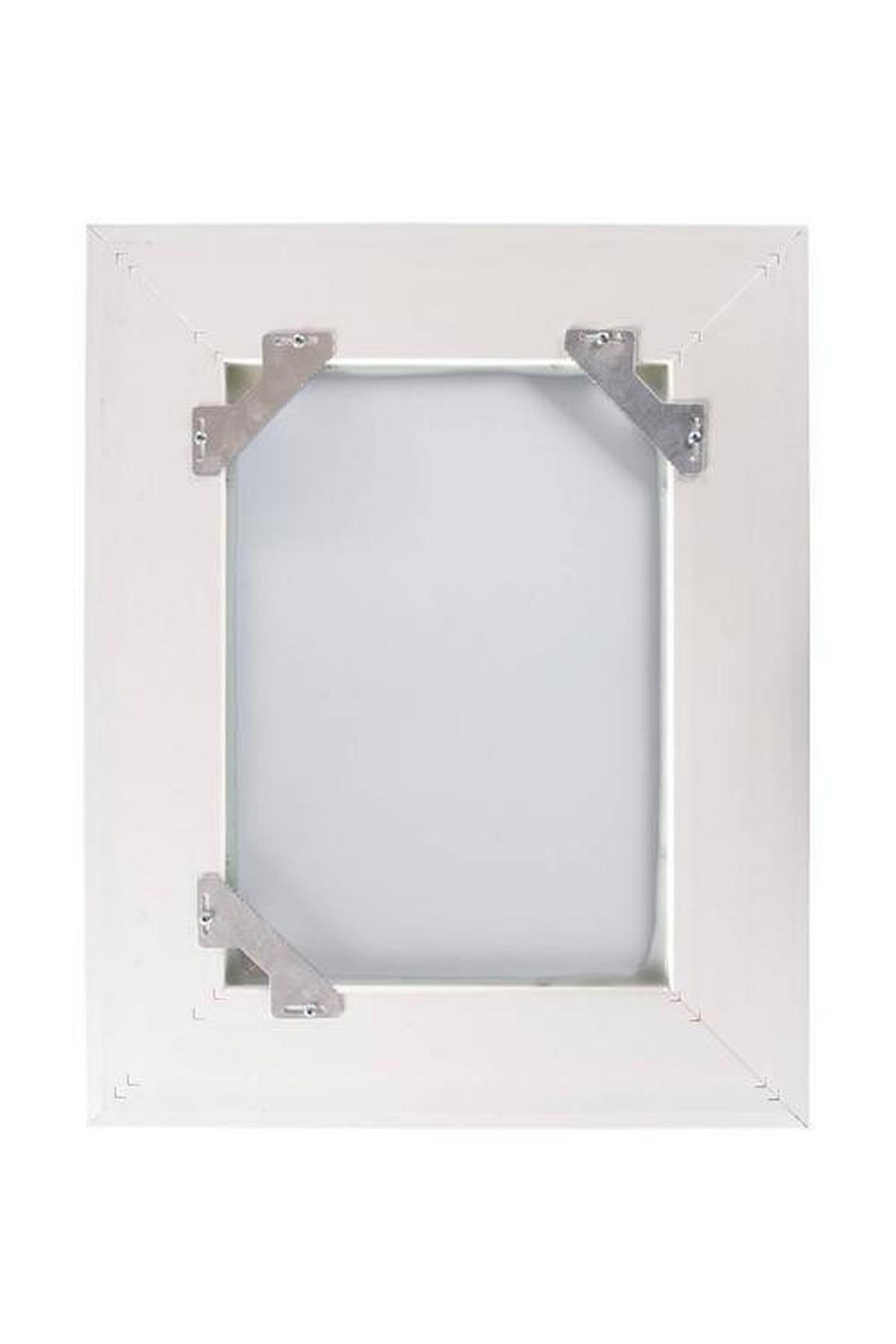 WANDSPIEGEL 40/49/3 cm    in  - Weiß, Basics, Glas/Kunststoff (40/49/3cm) - Kayoom