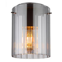 DECKENLEUCHTE  18/23 cm    - Dunkelgrau, Design, Glas/Metall (18/23cm) - Globo