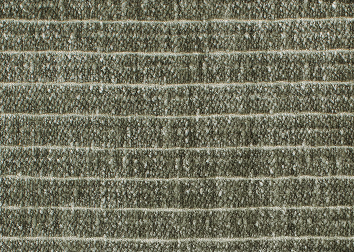 ECKSOFA in Chenille Grün  - Schwarz/Grün, Design, Kunststoff/Textil (190/270cm) - Lomoco