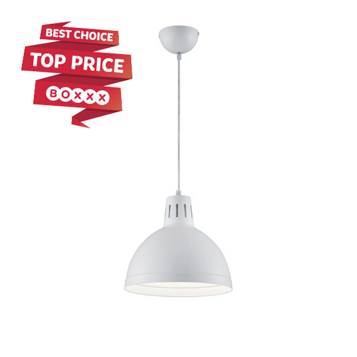 HÄNGELEUCHTE 30/150 cm  - Weiß, KONVENTIONELL, Metall (30/150cm) - Boxxx