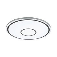 STROPNÍ LED SVÍTIDLO, 73/7,5 cm  - bílá/černá, Basics, kov/plast (73/7,5cm) - Novel