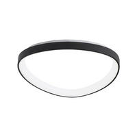 LED-DECKENLEUCHTE Quirk 60/7 cm   - Goldfarben, Design, Kunststoff/Metall (60/7cm) - Fabas Luce