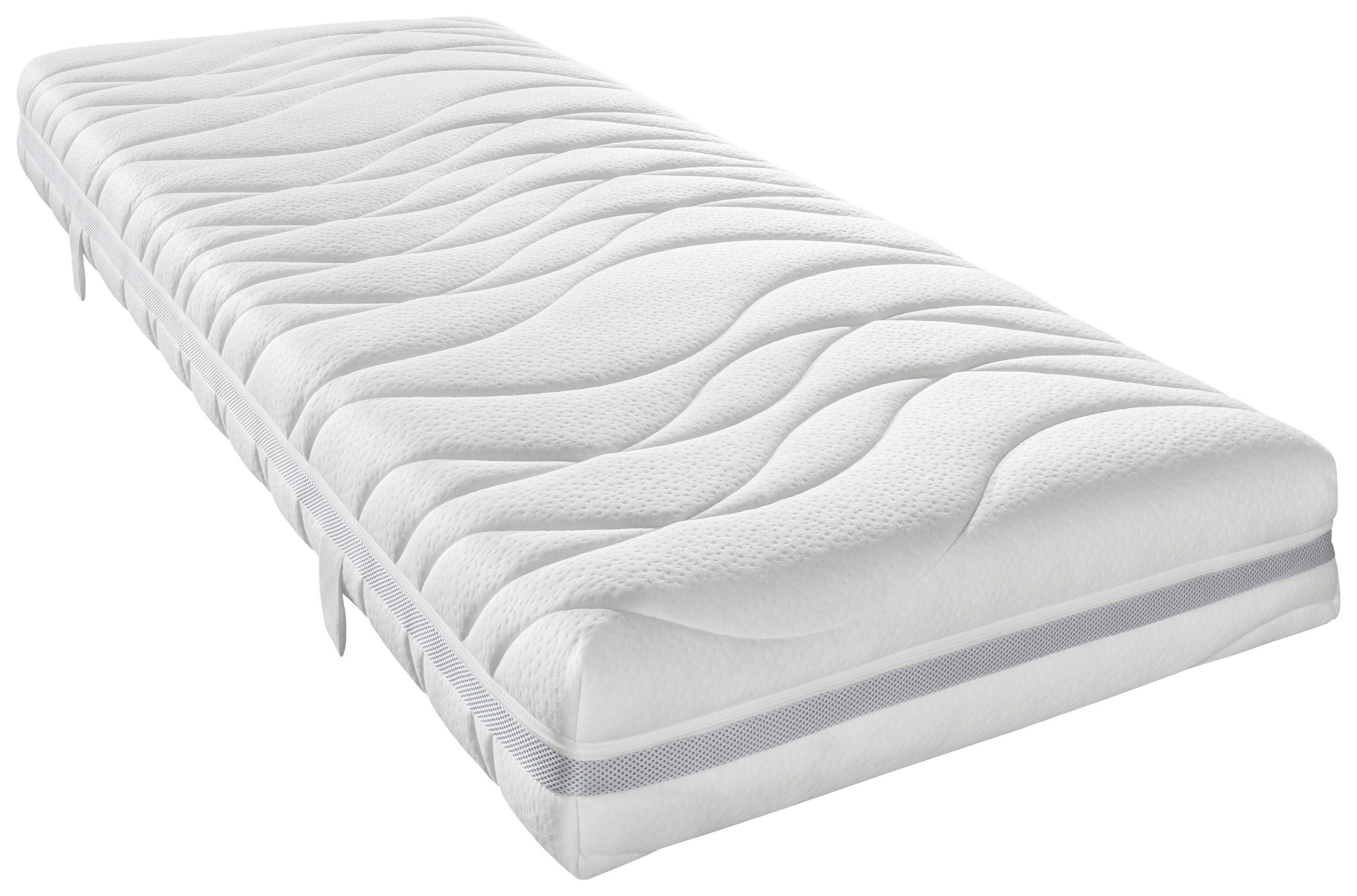 TASCHENFEDERKERNMATRATZE PERFECT TOUCH T 100/200 cm Höhe ca. 22 cm  - Weiss, Konventionell, Textil (100/200cm) - Sleeptex