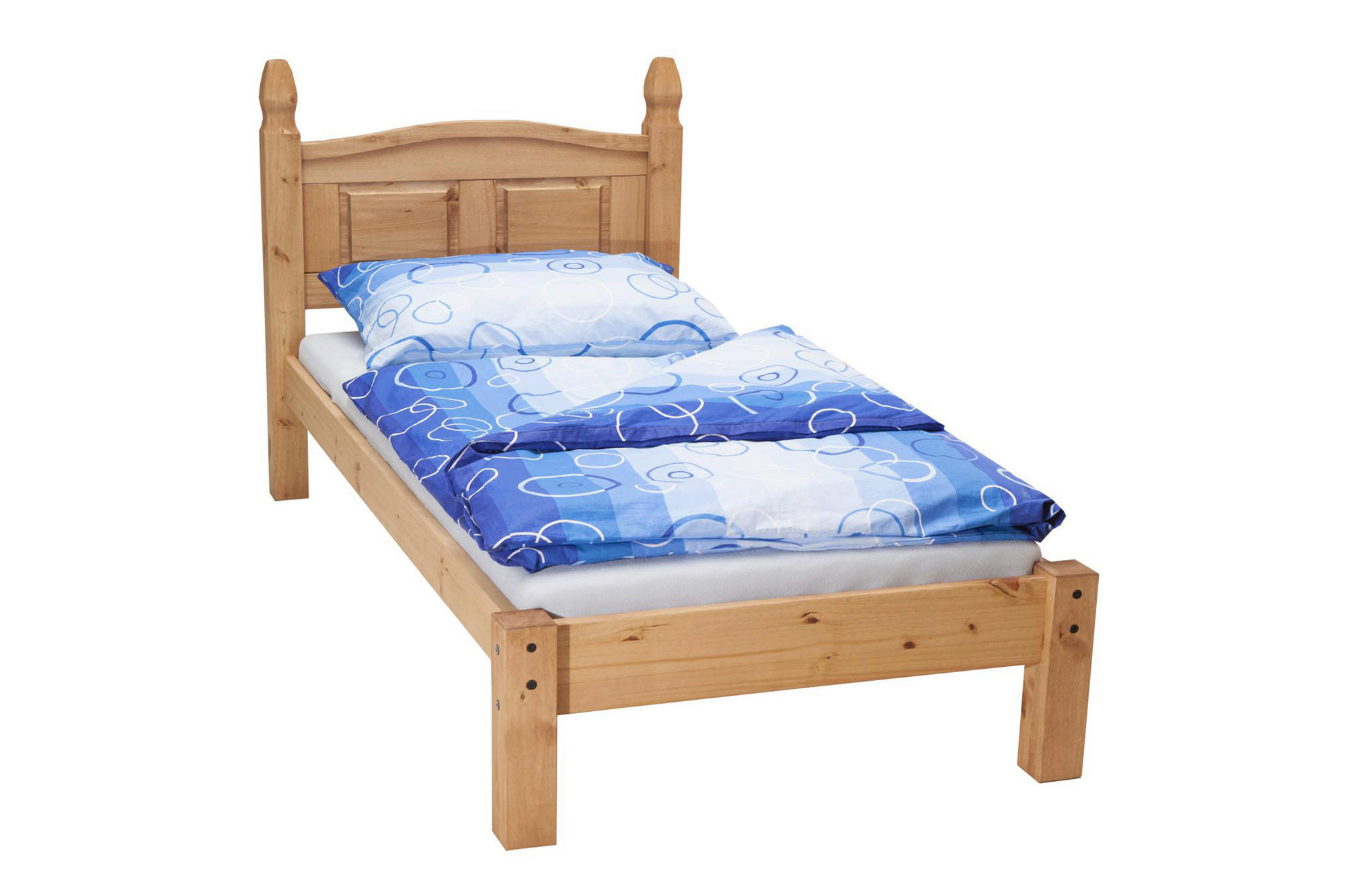BETT 90/200 cm  in Naturfarben, Honig  - Naturfarben/Honig, Natur, Holz (90/200cm) - Livetastic
