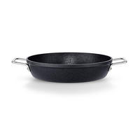 SERVIERPFANNE ADAMANT 32 cm  - Schwarz, Basics, Metall (32cm) - Fissler