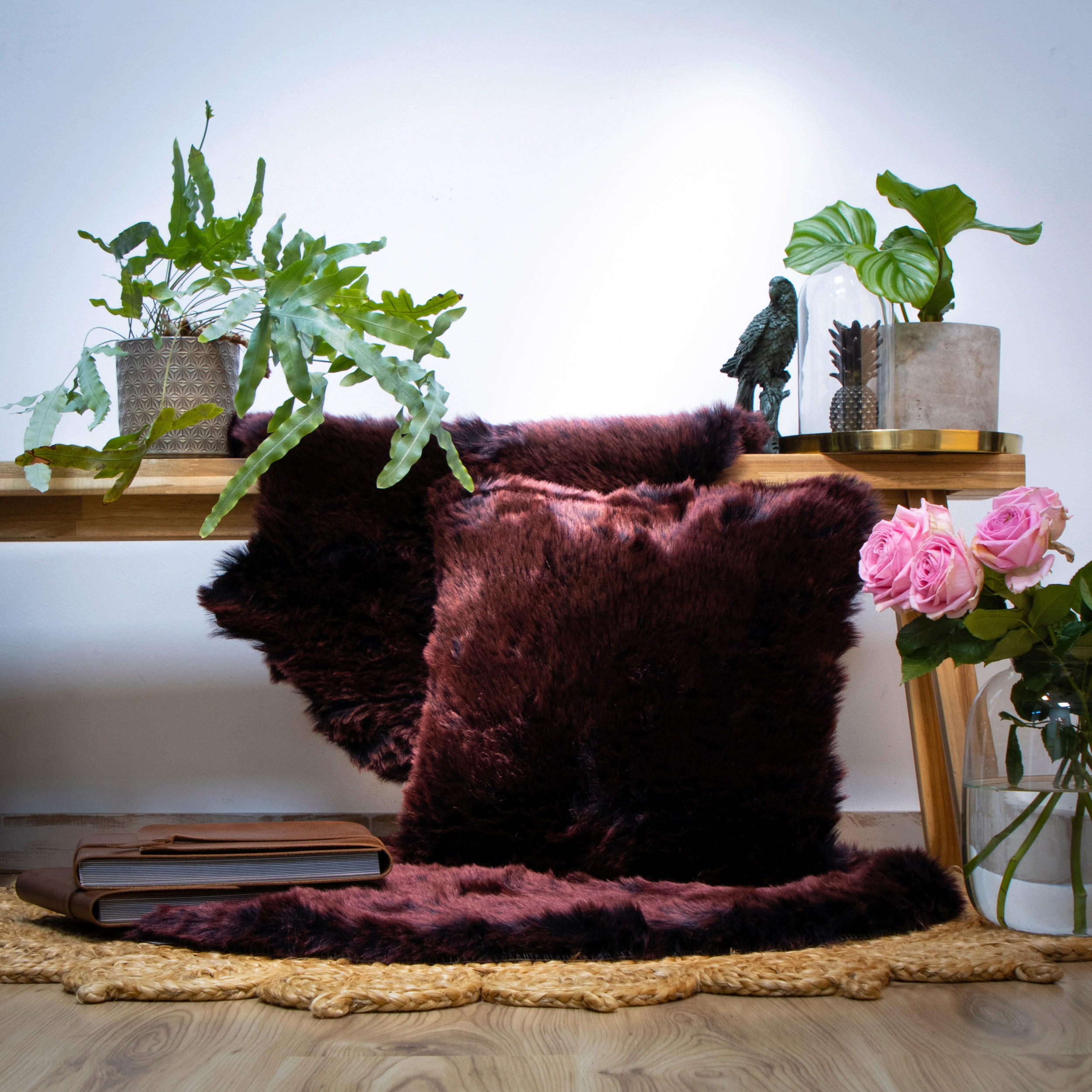 ZIERKISSEN  40/40 cm   - Anthrazit, Design, Textil (40/40cm)