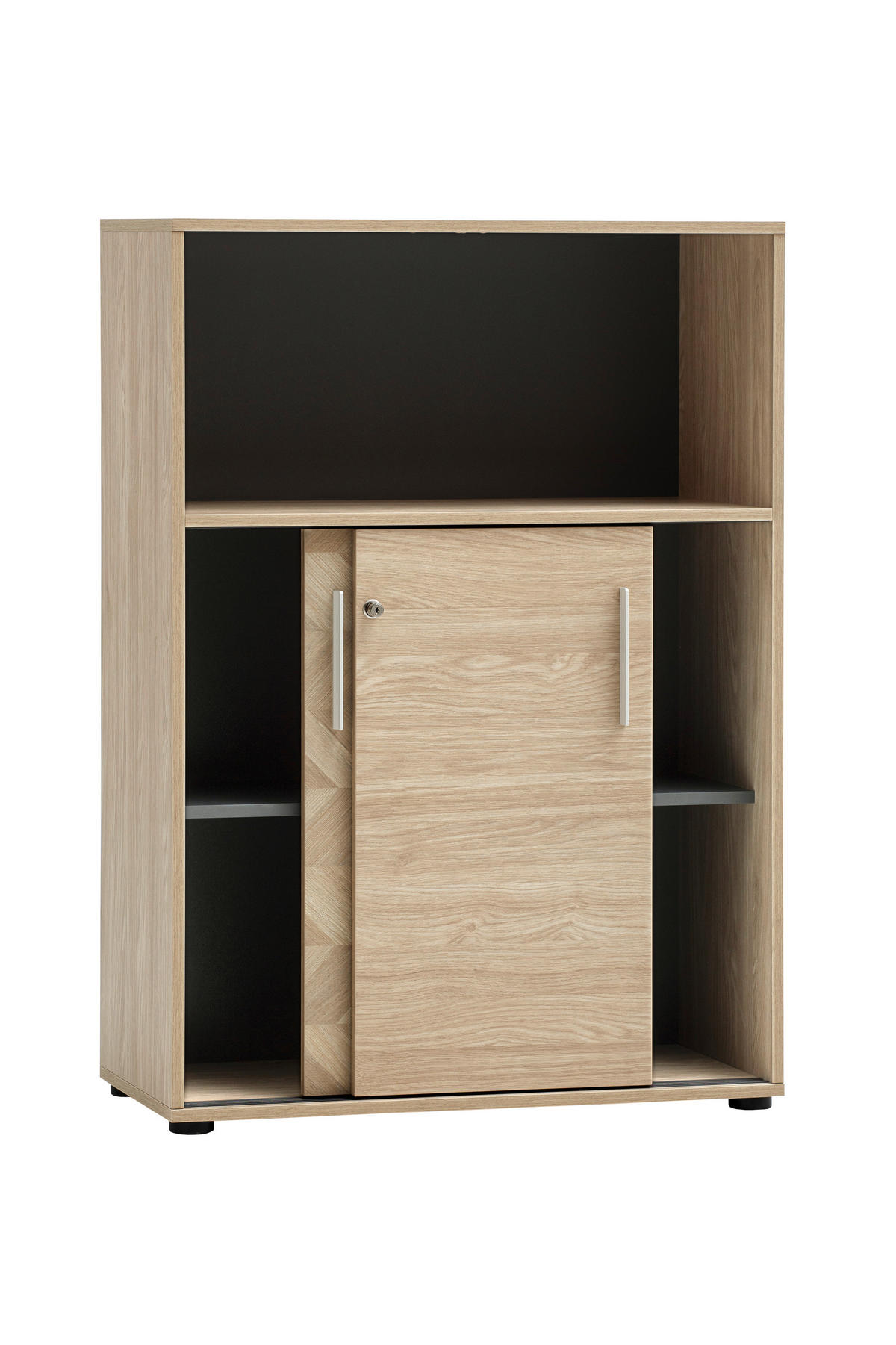 AKTENSCHRANK Eichefarben  - Eichefarben, MODERN, Holzwerkstoff (80,1/113,4/38,2cm) - MID.YOU