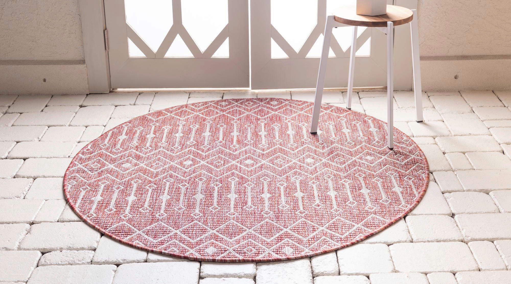 WEBTEPPICH Rostfarben - Rostfarben, Basics, Textil (120cm)
