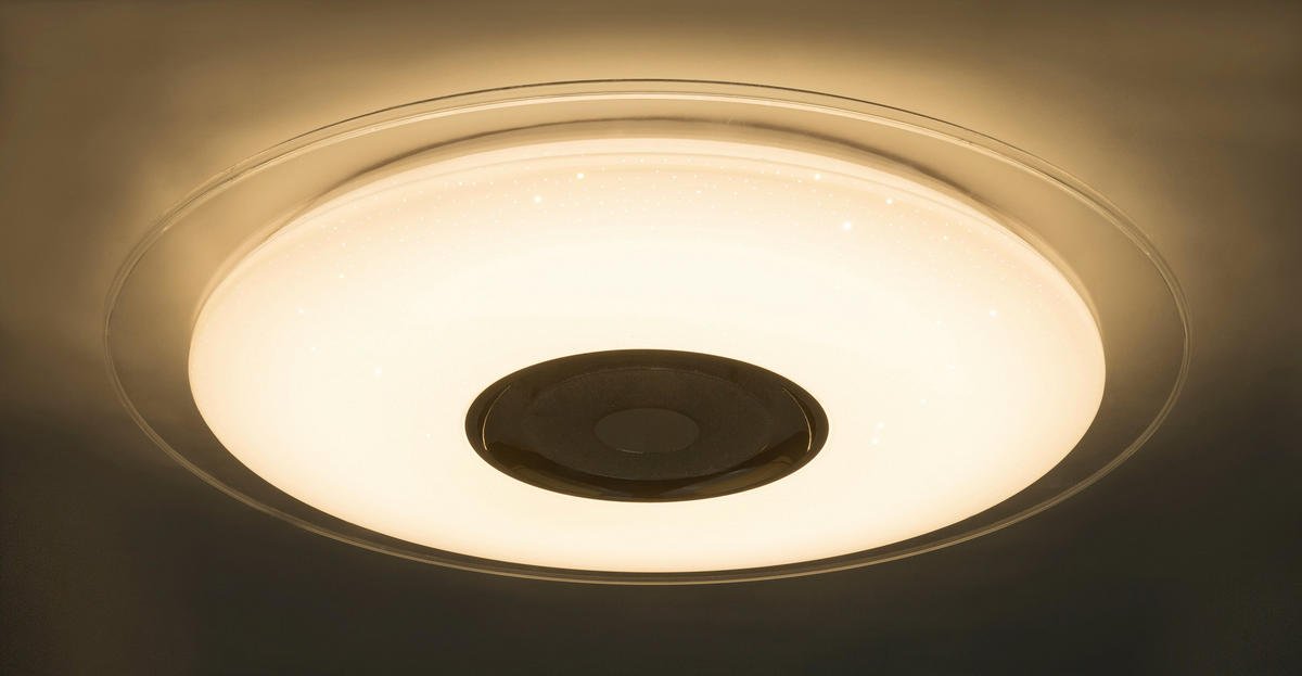 LED-DECKENLEUCHTE  Smart 60/6,1 cm   - Klar/Opal, Basics, Kunststoff/Metall (60/6,1cm) - Novel