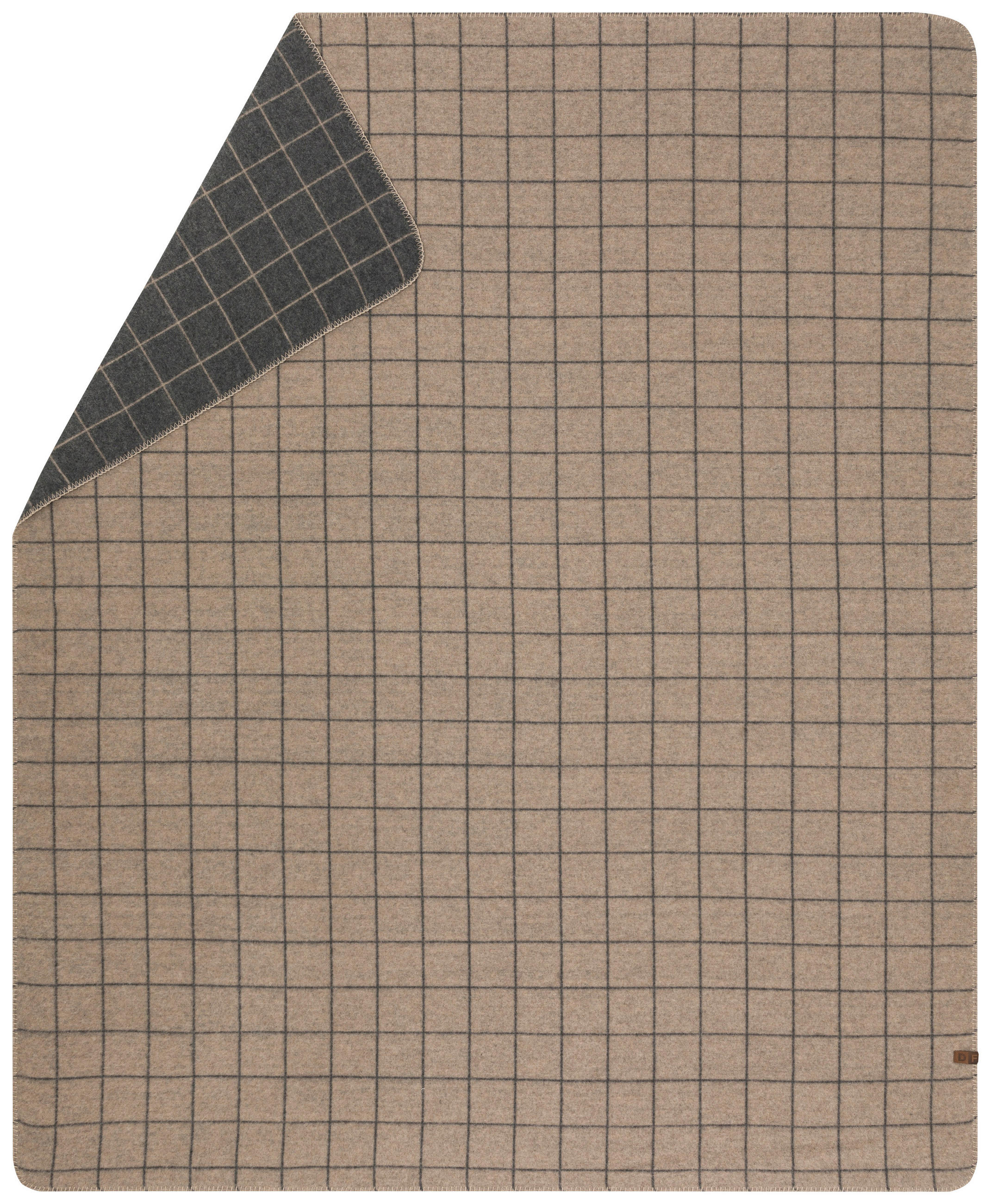 DECKE 160/200 cm  - Hellgrau, Basics, Textil (160/200cm) - David Fussenegger