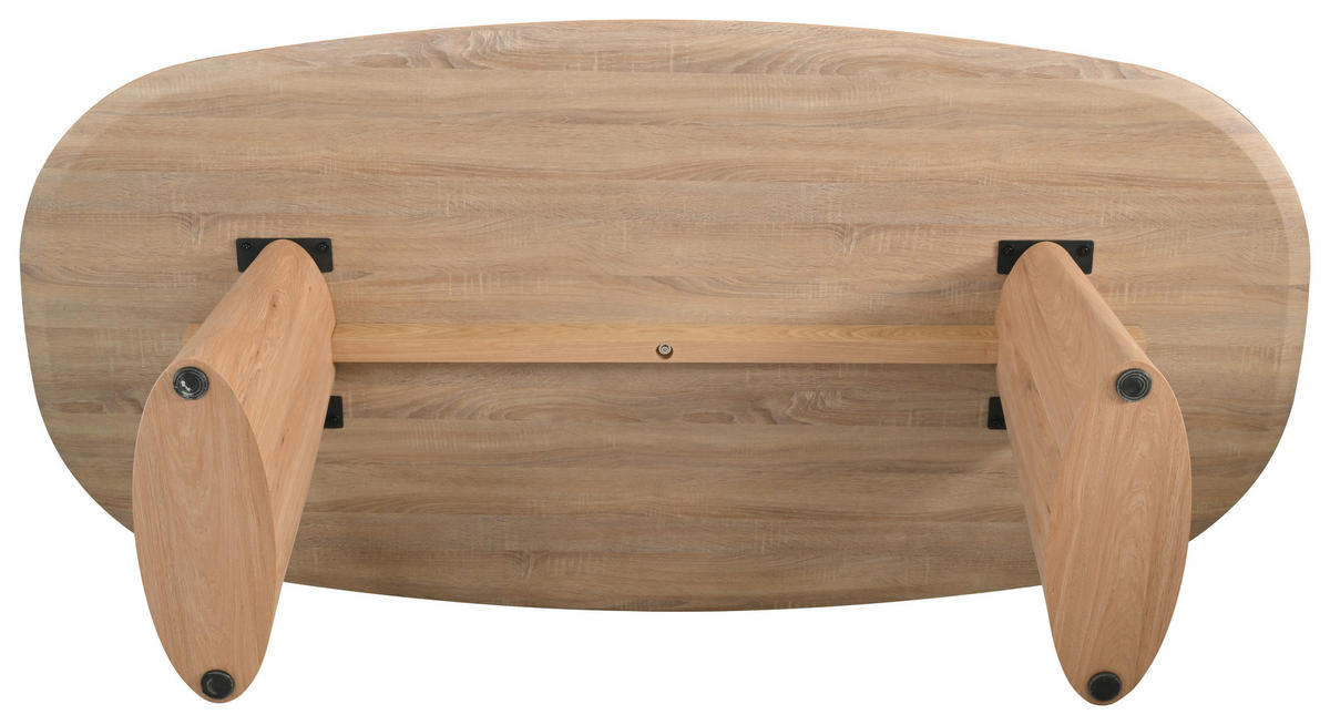 ESSTISCH 220/110/75 cm Echtholz, Nachbildung  Holz, Holzwerkstoff Naturfarben  - Naturfarben, MODERN, Holz/Holzwerkstoff (220/110/75cm) - MID.YOU