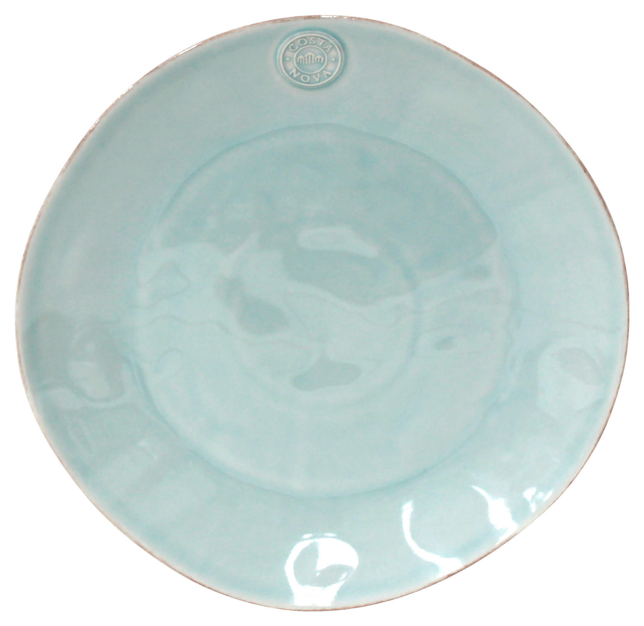 PLATZTELLER Keramik Feinsteinzeug  - Türkis, Basics, Keramik (33/3cm) - Costa Nova