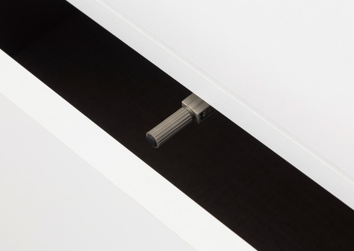 DREHTÜRENSCHRANK in Grau, Weiss  - Weiss/Grau, Modern, Holzwerkstoff (140/194/53cm) - Rauch Möbel