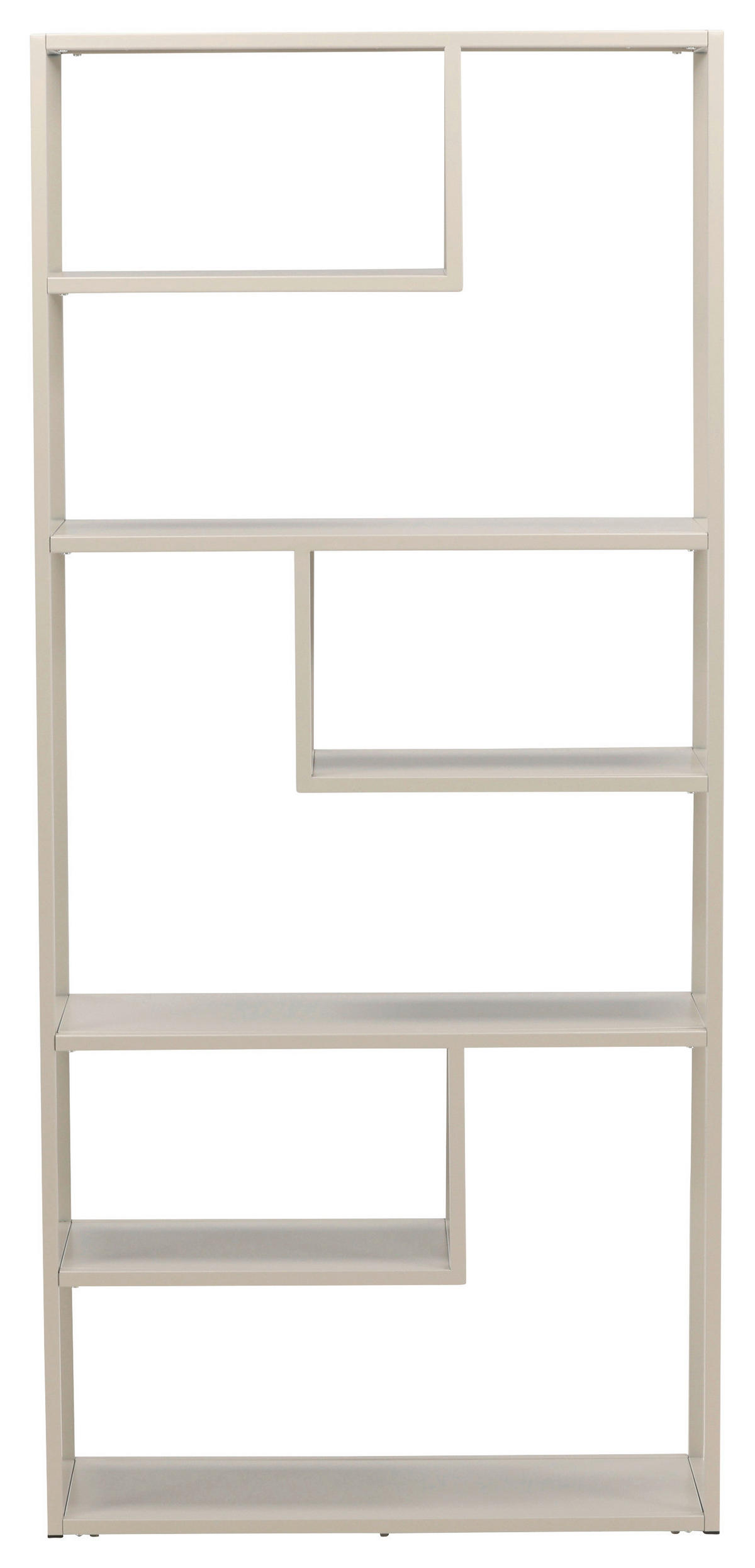BOKHYLLA i 85/188/35 cm beige  - beige, Design, metall (85/188/35cm) - Livetastic