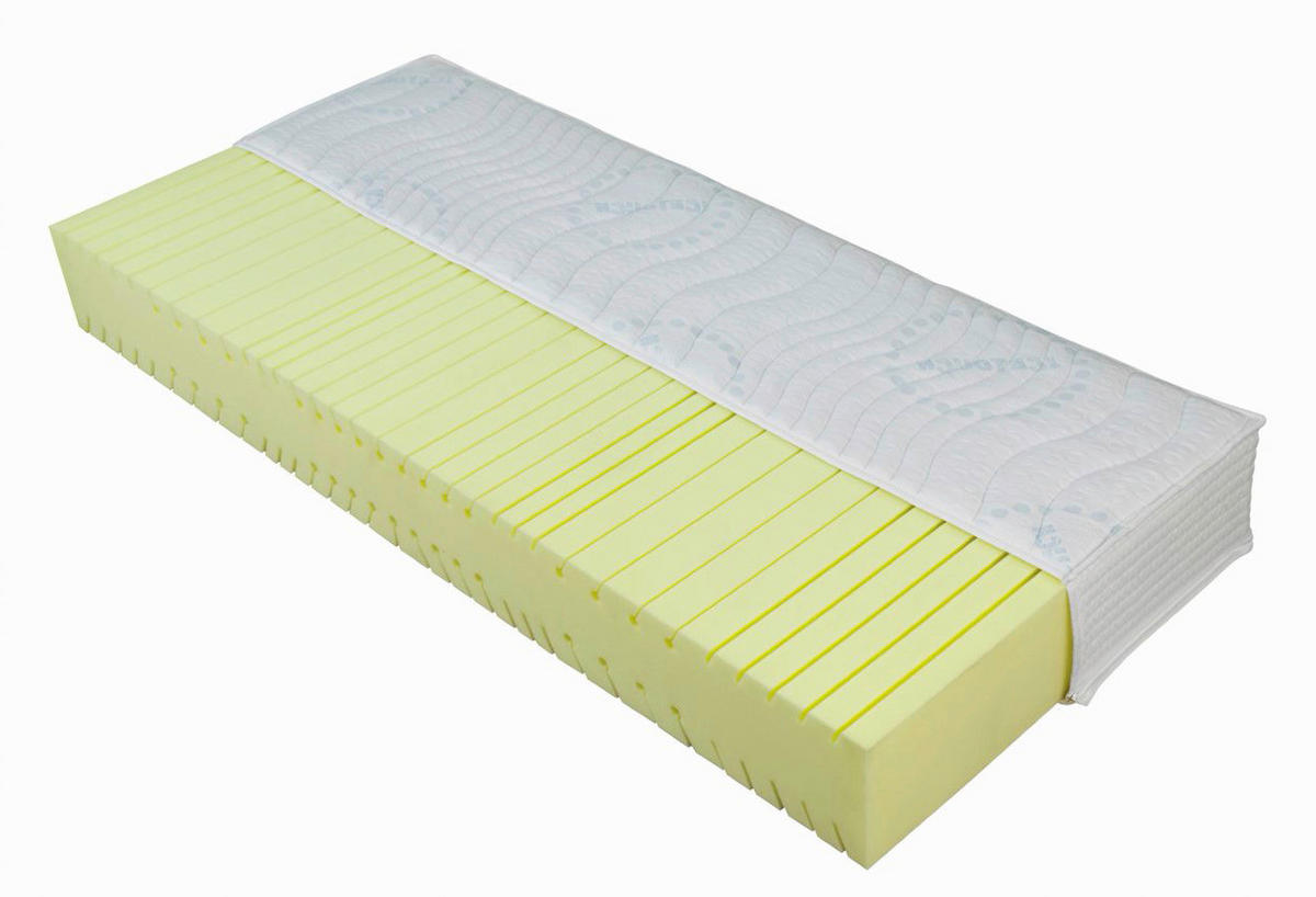 KALTSCHAUMMATRATZE 90/190 cm Höhe ca. 24 cm 7 -Zonen - Basics, Textil (90/190cm) - Boxxx