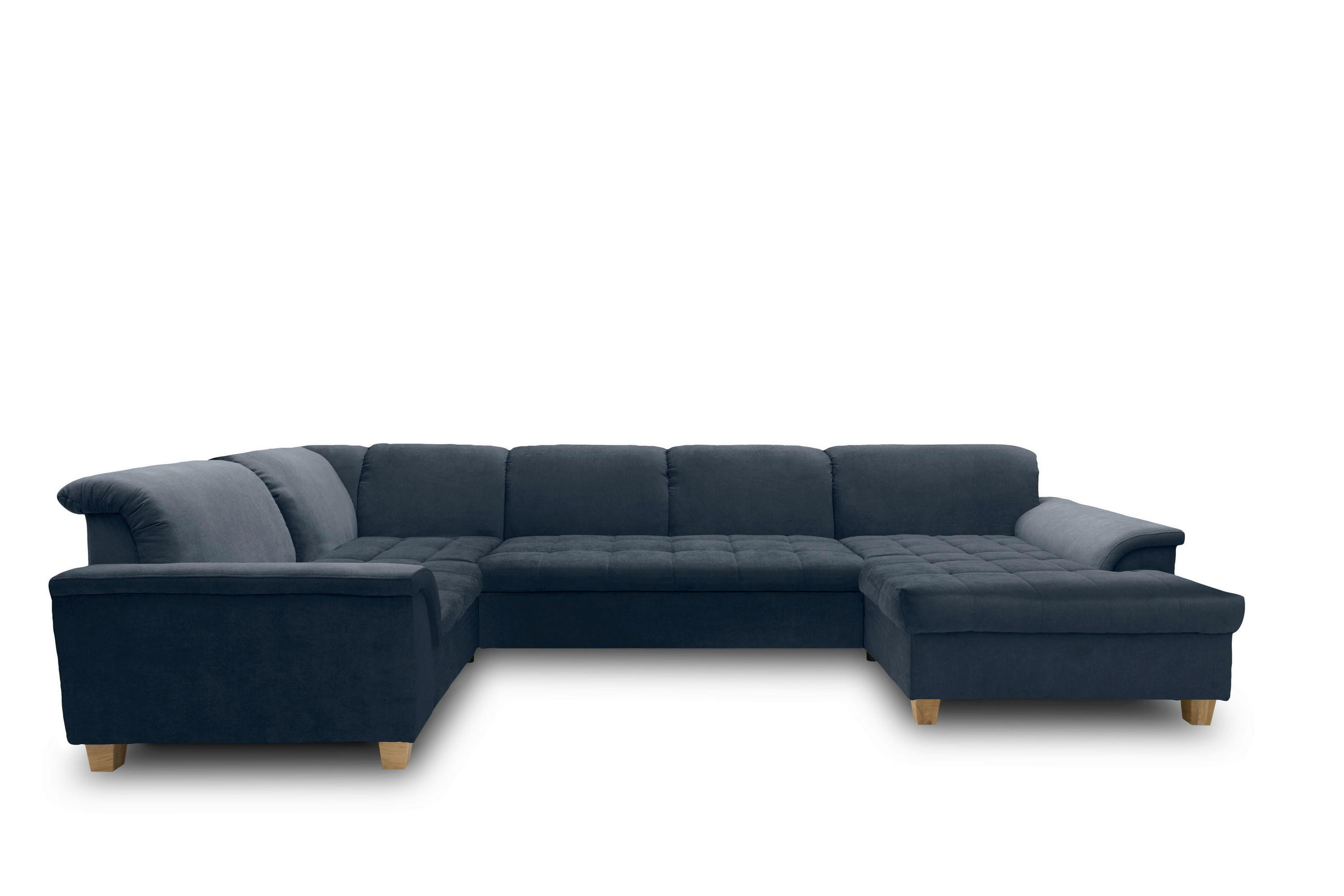 Wohnlandschaft Franzi Blau Mikrofaser